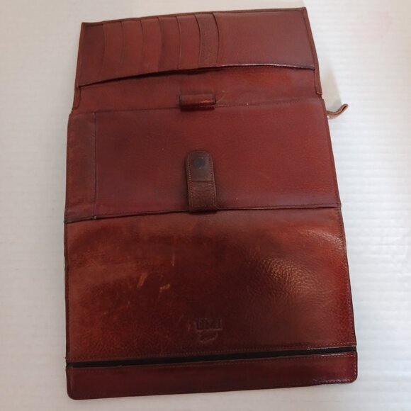 Leather Bifold Wallet by Umi Designs Multiple Card Slots Pockets - Picture 9 of 11